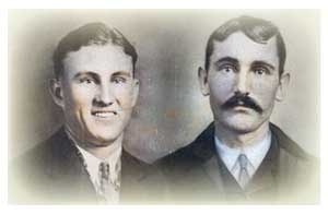 Two Tillett family members, historic portrait